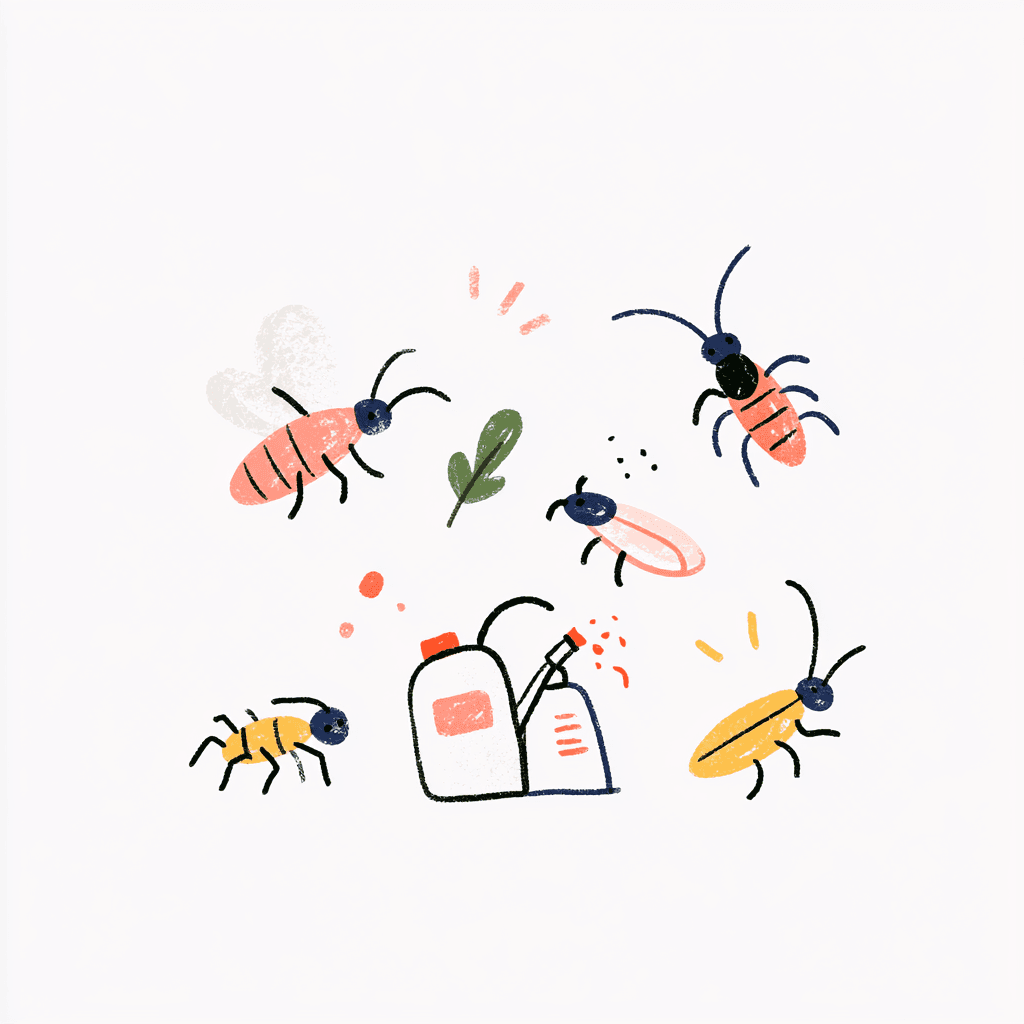 Illustration au crayon d'une fourmi